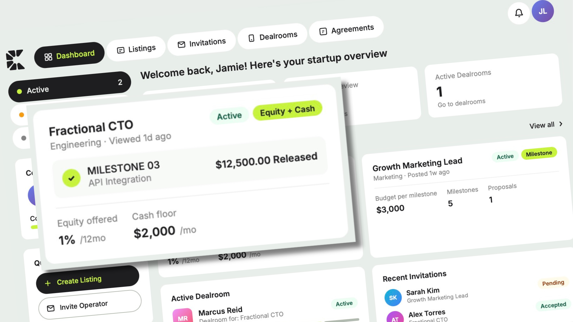Capstacker Dashboard Preview